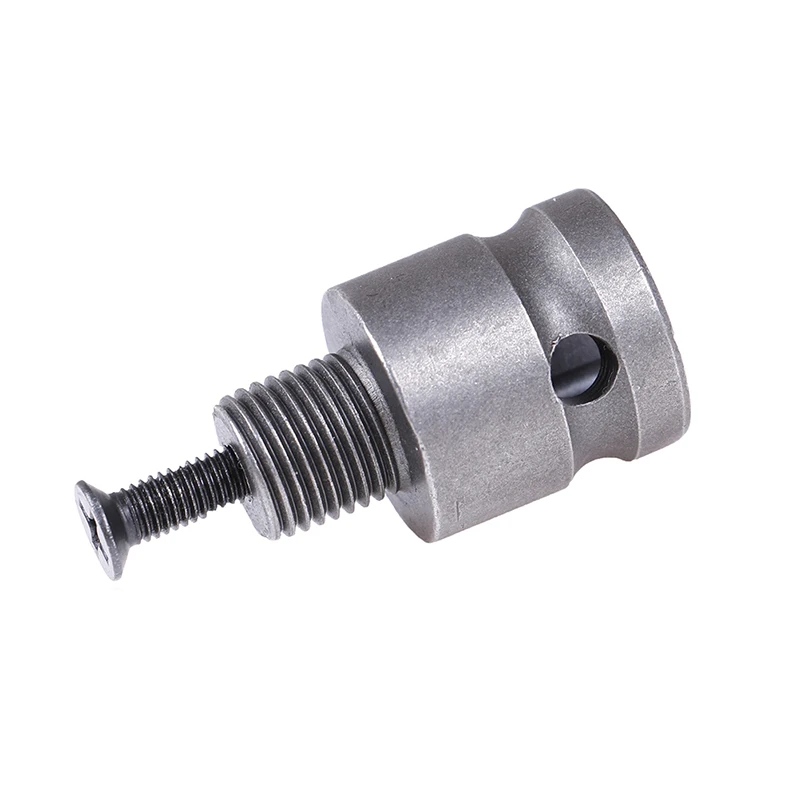 

New 1/2'' Drill Chuck Adaptor For Impact Wrench Conversion 1/2-20UNF With Screw M03 1pc