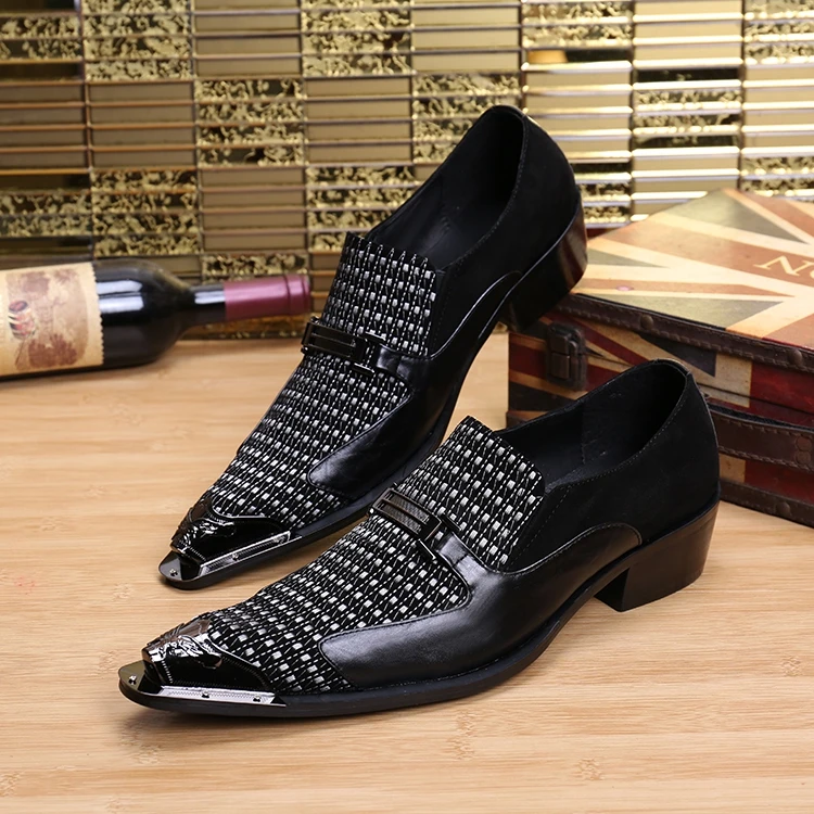 Online Get Cheap Black And Gold Men Dress Shoes -Aliexpress.com Choudory Gold Toe Black Genuine Leather Pointed Oxfords Men Height Increasing Classic Business Shoes Men's Dress Shoe - Online Get Cheap Black And Gold Men Dress Shoes -Aliexpress.com