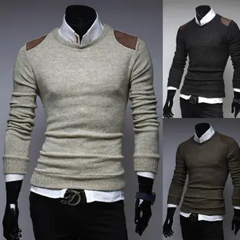 

2020 New Sweater Winter Mens Turtleneck Slim Men Leather Fight European Style Free Shipping