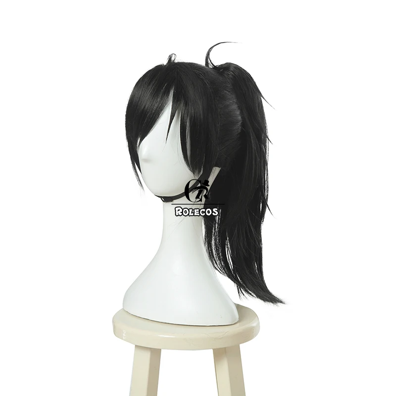 ROLECOS аниме Dororo косплей волос Hyakkimaru Косплей Черные Волосы мужские синтетические