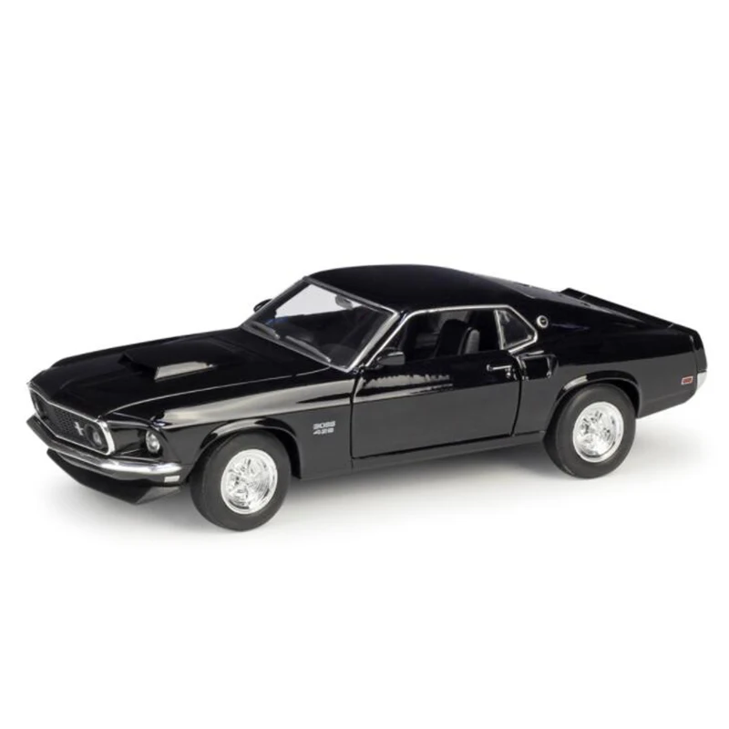 Около 19 см 1/24 масштаб 1969 Ford Mustang металлический сплав классический автомобиль литья под давлением модель Boss 429 игрушка Welly коллекционная игрушка для детей