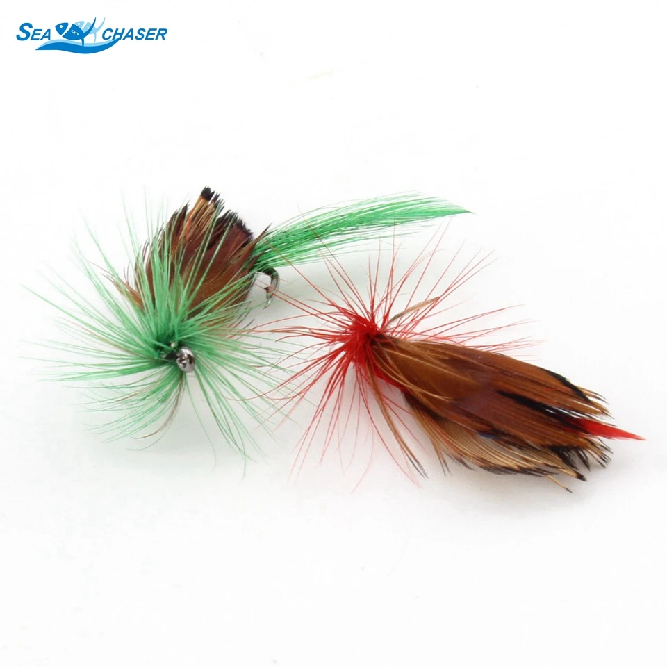 

12pcs Fly fishing Hooks Butterfly Style Salmon Flies Trout Single Hook Dry Fly Fishing Lure Fishing Tackle Suspending Baits