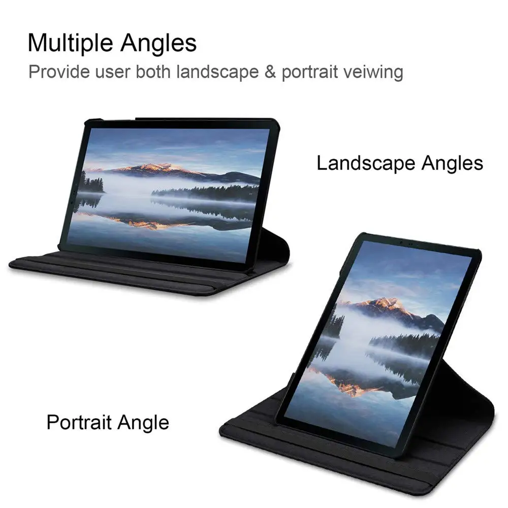 360 Вращающийся чехол для Samsung Galaxy Tab A 10 1 2019 T510 T515 Чехол книжка из искусственной