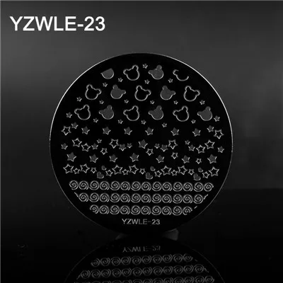 FWC 1 шт. 30 дизайнов доступны YZWLE штамповки пластины кружева отрицательное пространство листья цветы дизайн ногтей шаблон инструменты аксессуары