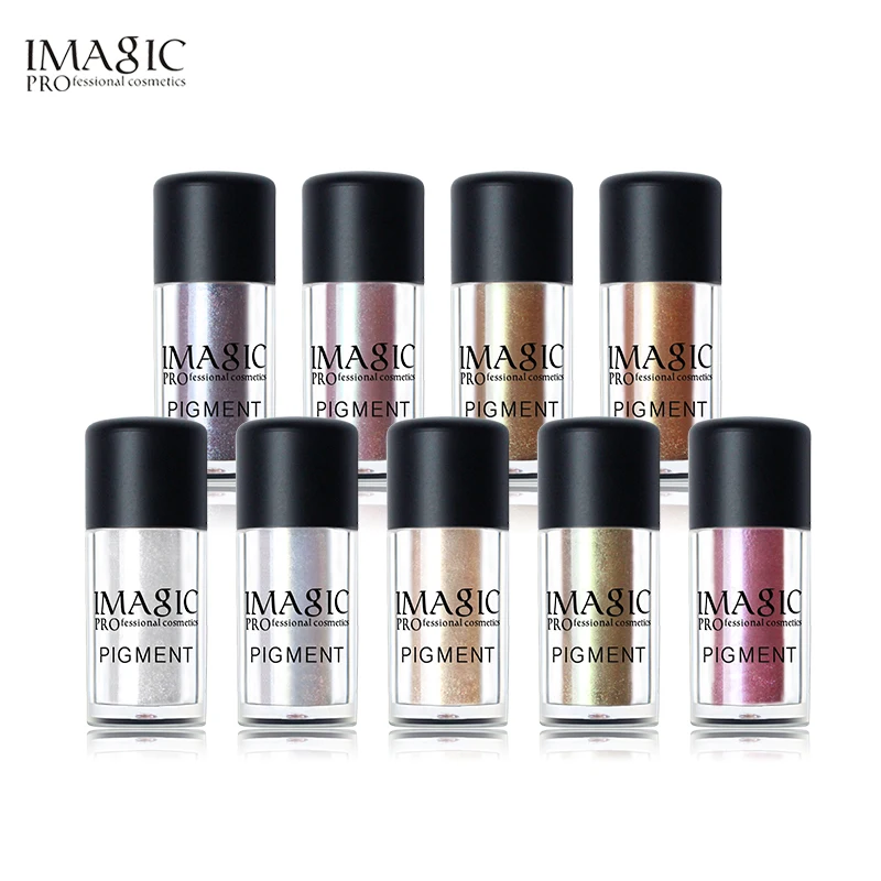 IMAGIC профессиональные блестящие тени для век палитра 9 цветов пигментные тени для век макияж бренд Красота Косметика
