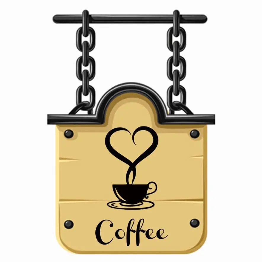 

2017 New Removable DIY Kitchen Decor Coffee Cup Decals Vinyl Mug Wall Sticker Apr27