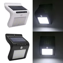 DIODO EMISSOR de Luz Solar Jardim Luz Solar Sensor de Movimento de Iluminação Decoração lâmpada de Parede Lâmpada de Segurança Luzes de Rua Ao Ar Livre À Prova D’ Água
