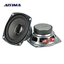 AIYIMA 2 шт. 3 дюйма 77 мм аудио портативный полный спектр динамик s 4Ohm 5 Вт DIY для bluetooth Мультимедиа динамик домашний кинотеатр звуковая система