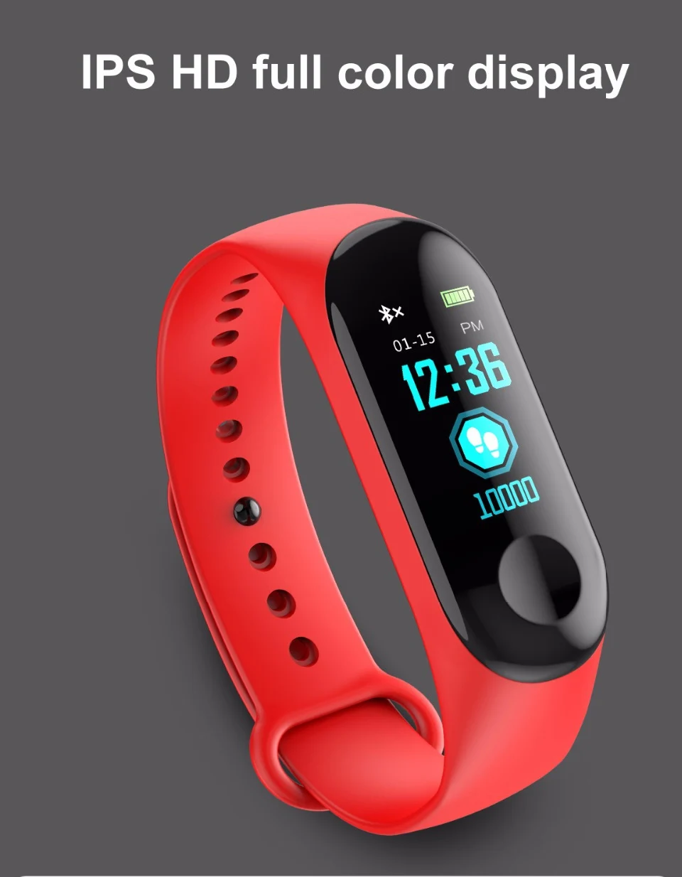 M3 Pro Smart Band Waterproof Fitness Tracker VS M3 Plus Smart Bracelet Blood Pressure Heart Rate Monitor PK Mi Band 3 (2)