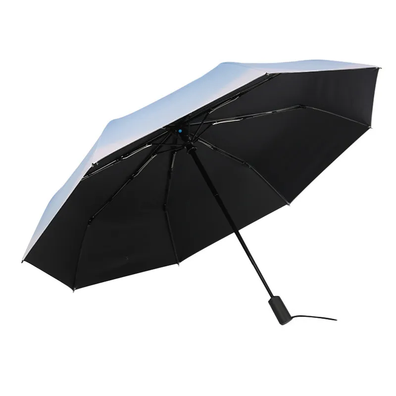 Зонтик женский Солнцезащитный УФ-защита складные зонты зонтик градиент полностью автоматический сильный Paraguas, Guarda-Chuva