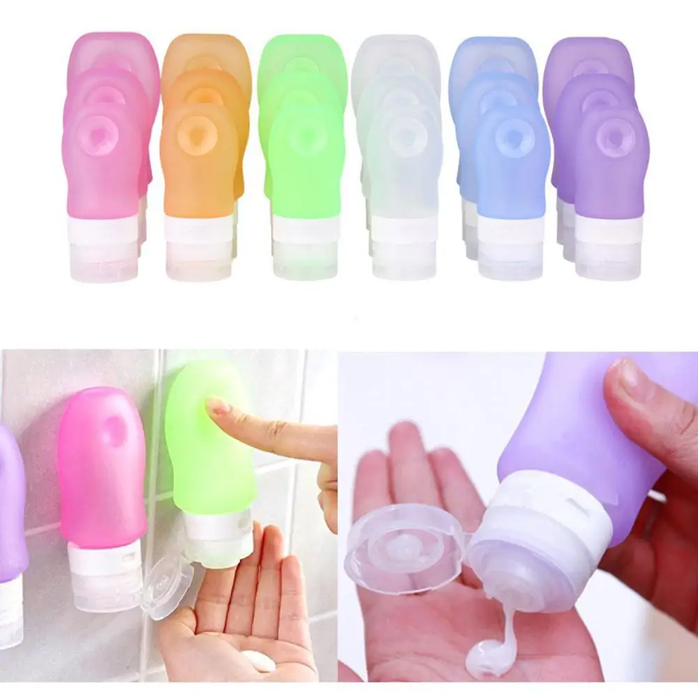 Creative Portable Silicone Travel Bottle Lotion Shampoo Empty Container