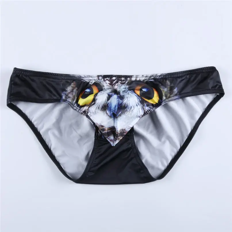 Swim Briefs Man Sexy 3D Print Underwear Cotton Soft Breathable Pouch Boxer Underpants Underwear All Seasons Panties #2d27 (9)