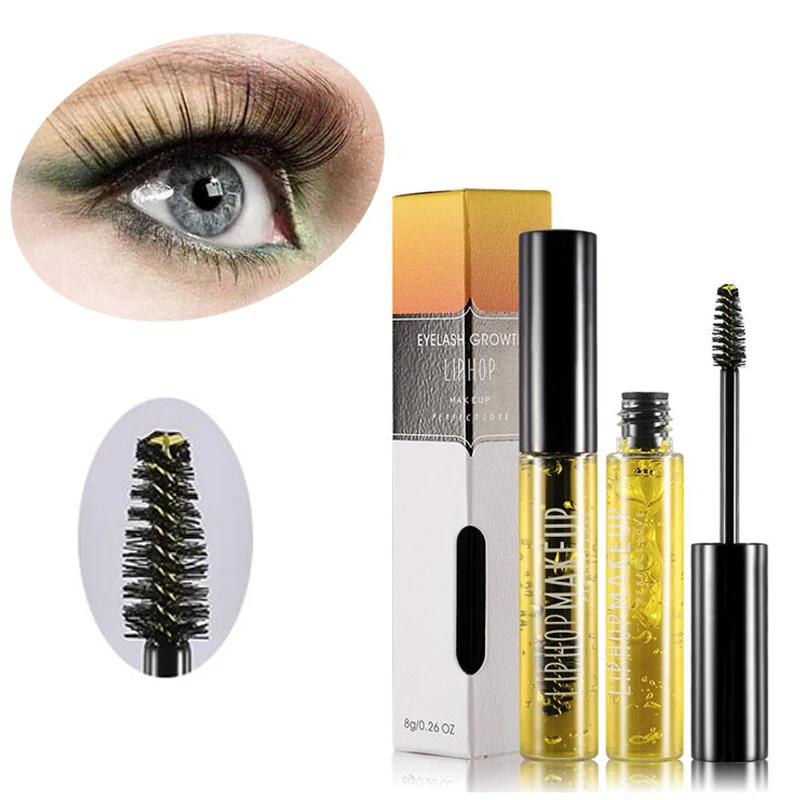 

LIPHOP Brand Eyelash Growth Serum Liquid Makeup Powerful Enhancer Eye Lash Treatments 100% Natural Thicker Longer Lengthening