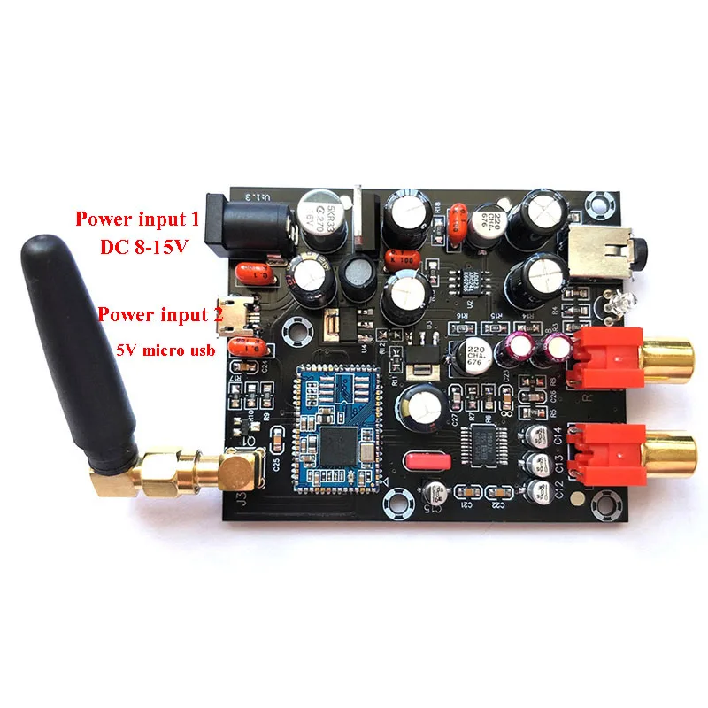  Bluetooth 5.0 Ricevitore PCM5102A Bluetooth DAC Decoder Audio Modulo di Decodifica Scheda Con Anten