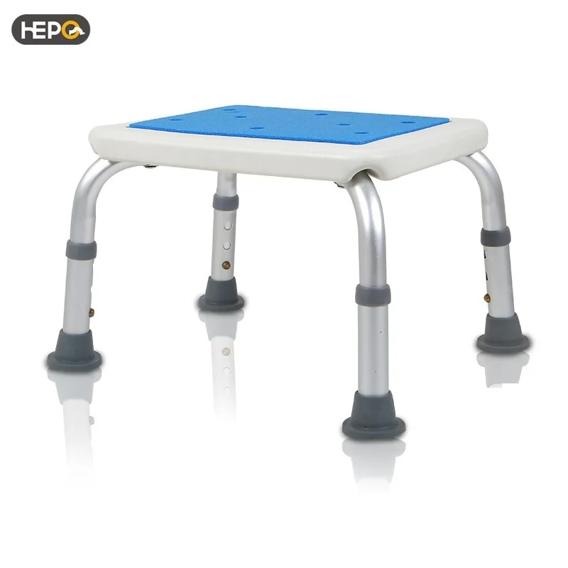 3 level Adjustable Aluminum alloy Stool Elderly Bath seat Shower Pregnant Women Spa Convenient Bathing Aid Chair Health Care