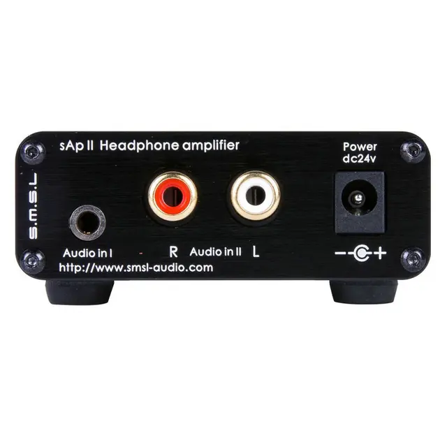 SMSL SAP II Portable Headphone Amplifier TPA6120A2 Big Power HiFi Fidelity Stereo Headphone Amplifier with 2 Ways switch inputs