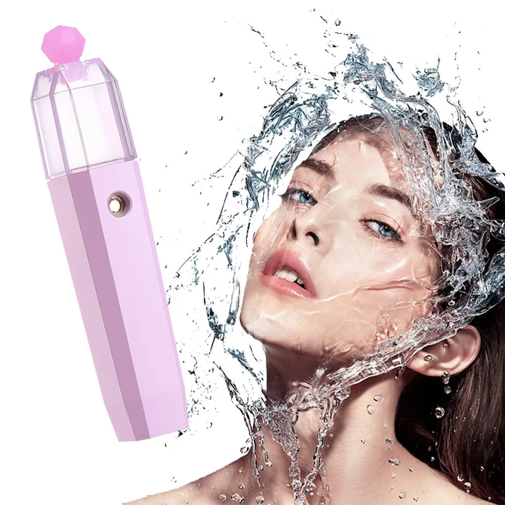 

Handheld Nano Moisturizing Machine Water Replenishment for Face Mini USB Portable Mist Sprayer Facial Body Nebulizer Steamer
