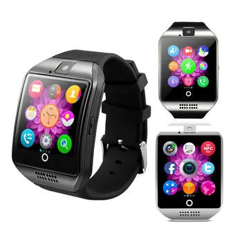 

Q18 Smart Watch Passometer Fitness Tracker With Touch Screen Camera TF Card Bluetooth Smartwatch For Android IOS Phone PK gt08