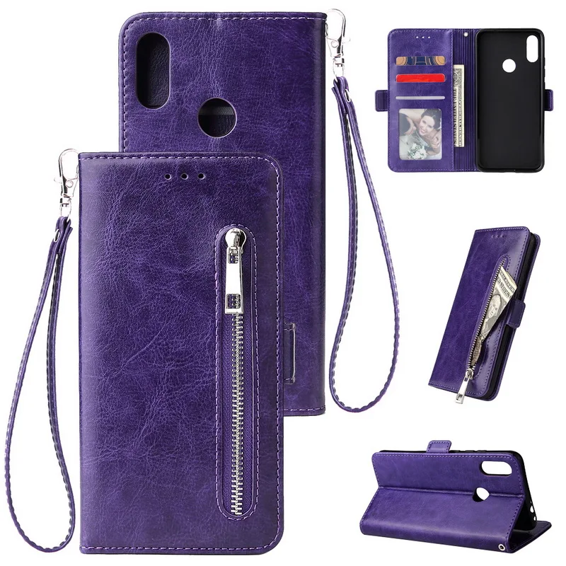 

Wallet Zipper Note 7 Case For Xiaomi Redmi 4 4A 4X 5A 6 Note 5 6 7 Pro Mi 8 Lite Luxury Leather Flip Cover Phone Bag Pouch
