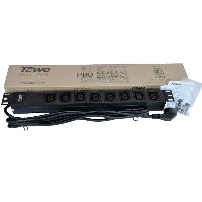 Тау EN10/I818S 10A 8 способов IEC320 C13 шкаф 19 дюймов разъем SPD PDU