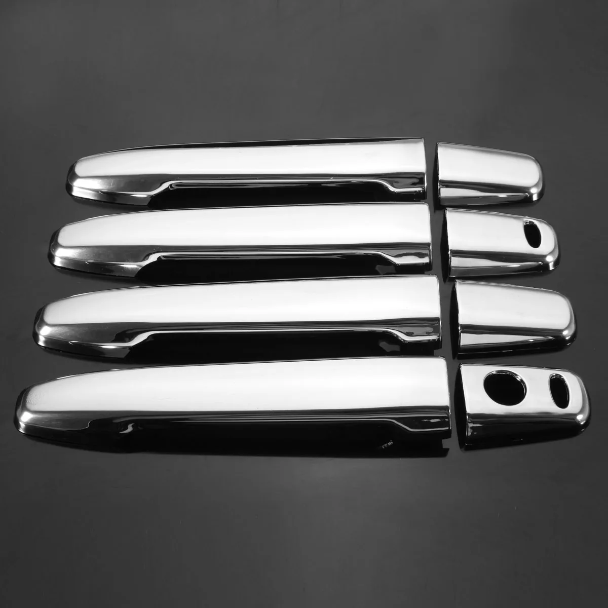 Buy 4Pcs Car Door Handle Automotive Outside Silver