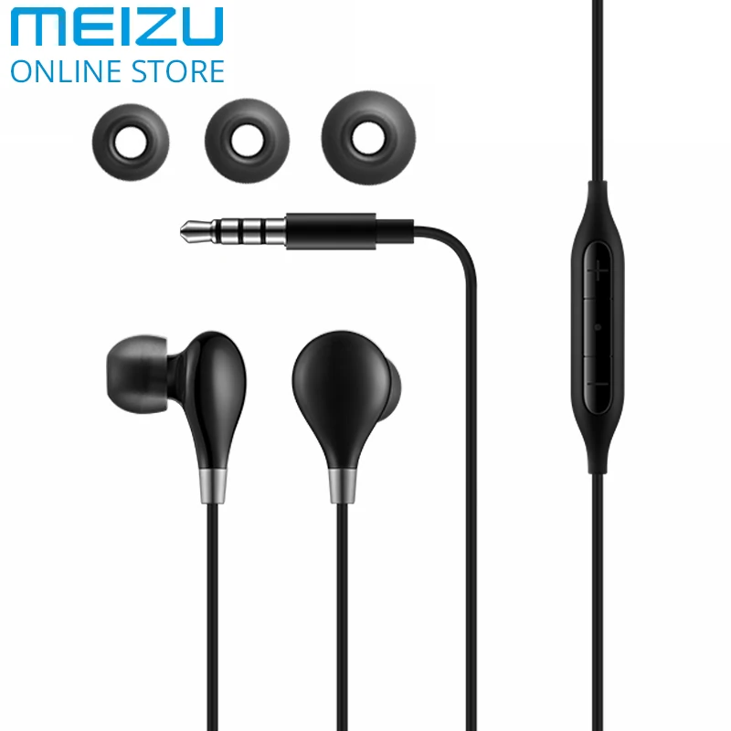 

Original Meizu ME20 Earphone In-Ear Earphones With Microphone Support Remote Music Sport Earphone Bass High Quality For Mobile