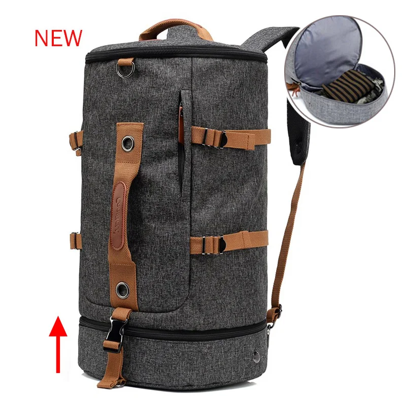50L мужской походный рюкзак, рюкзак для кемпинга, рюкзак для путешествий, охоты, альпинизма, Холщовая Сумка-мешок Blaso Mochila, для спорта на открытом воздухе XA172D - Цвет: NEW Black