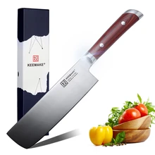 SUNNECKO " Кливер нож немецкий 1,4116 сталь лезвие Рождественский подарок для кухонная готовка Ножи Цвет деревянной ручкой приготовления