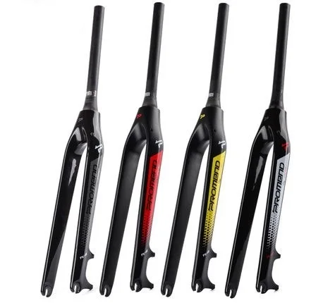 

Promend MTB bike 27.5er full carbon tapered Tube disc brake carbon fork/mountain bicycle 3k carbon fork