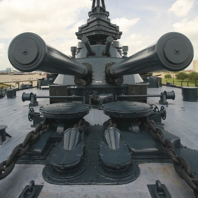 The Battleship USS Texas Poster Print (11 x 17)