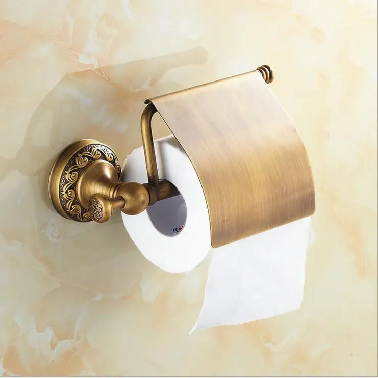 European luxury antique 100 copper roll holder copper retro creative