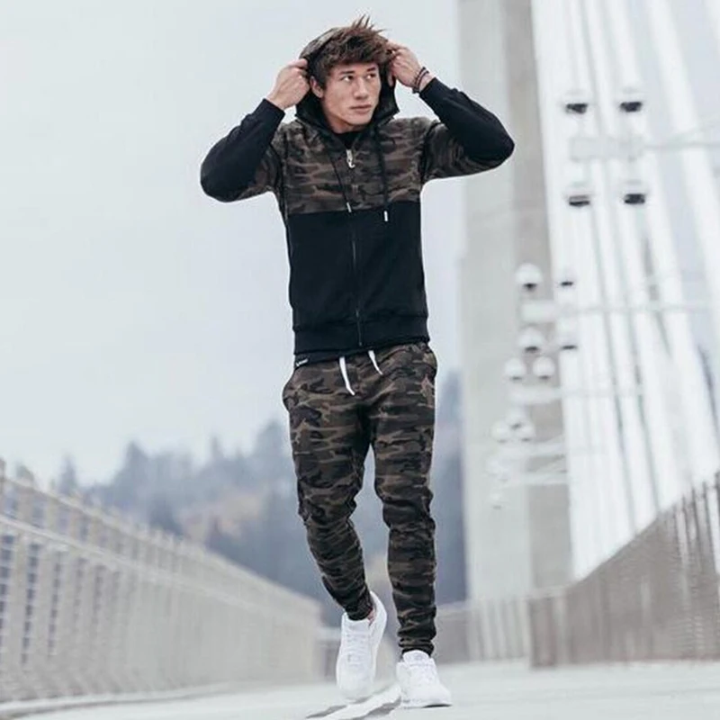 mens hoodies camouflage army sweatshirt-3