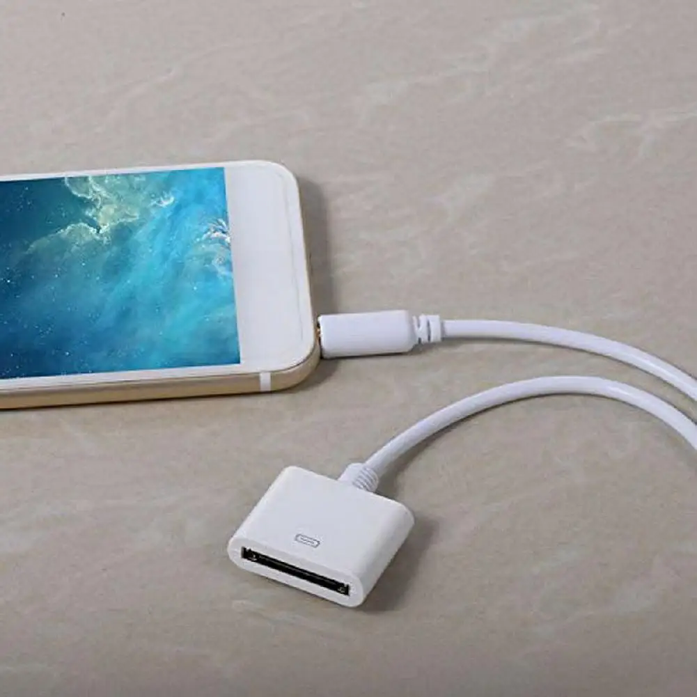 HobbyLane 30 pin мама до 3 5 мм папа AUX аудио разъем кабель Pin адаптер конвертер для iPod iPhone 4S