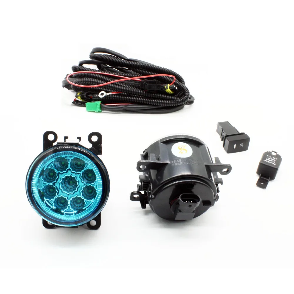 H11 Wiring Harness Sockets Wire Connector Switch + 2 Fog Lights DRL