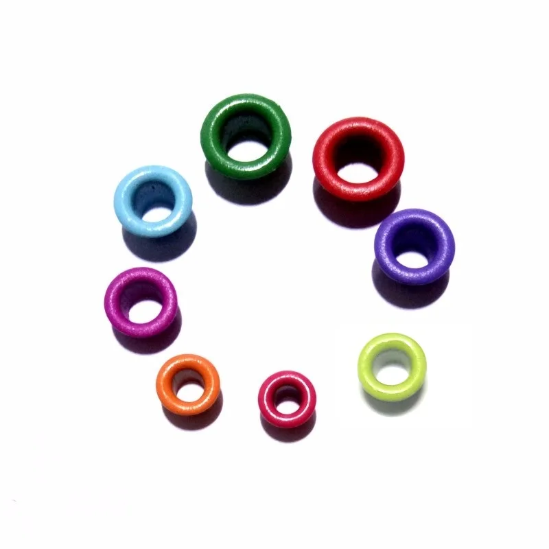 

500pcs Mixed Color Size Metal Eyelets for Scrapbooking Embelishment Paper Card Craft Garment Clothes Dolls Patchwork Decoration
