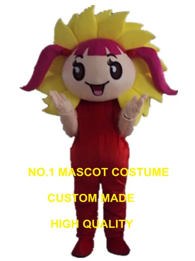 

sun girl mascot costume custom cartoon character cosplay adult size carnival costume 3052