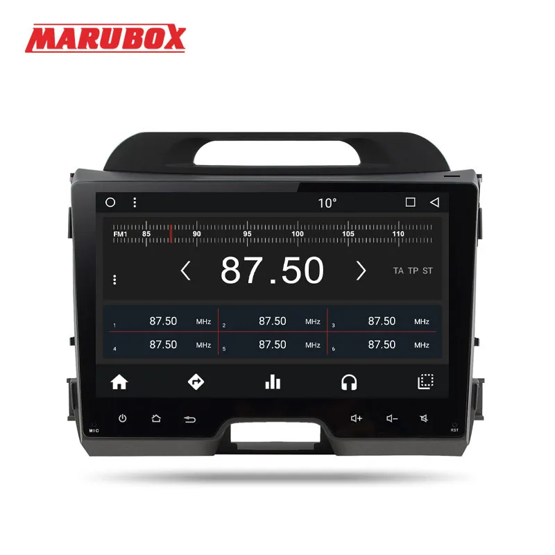 Flash Deal Marubox 9A211MT8 Car multimedia player for kia sportage 2010-2016 android 8.1 Octa core 2G RAM 32G ROM 9 inch GPS Radio wifi 3