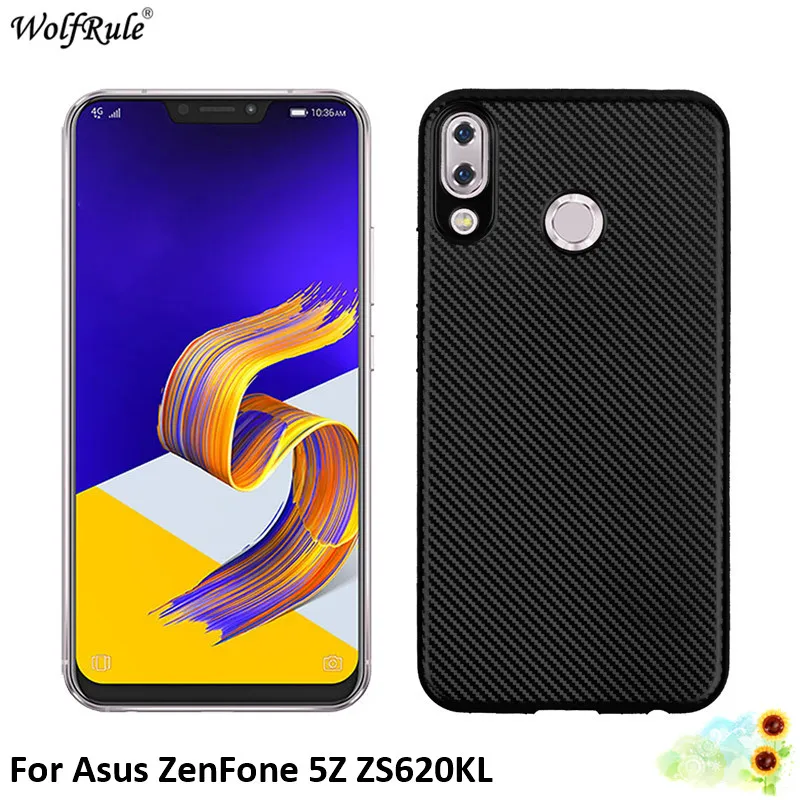 

For Cover Asus Zenfone 5Z ZS620KL Case Zenfone 5 ZE620KL Soft Silicone Phone Bag Case For Asus Zenfone 5Z ZS620KL Cover 6.2''
