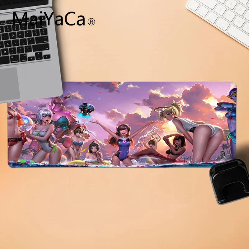 MaiYaCa Pretty Аниме игра сексуальная девушка ноутбук компьютер коврик для мыши против скольжения прочный силиконовый Computermats