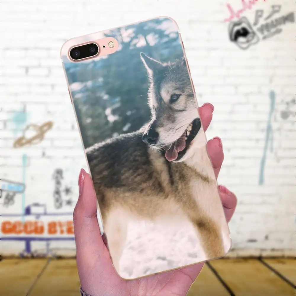 Ультратонкий Wolf On Snow идеально подходит для Galaxy A3 A5 A7 On5 On7 2015 2016 2017 Grand Alpha G850 Core2 Prime S2