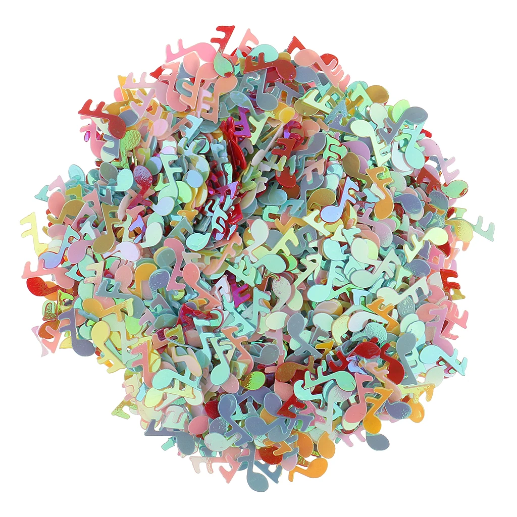 New Multicolor Confetti Music Note Sprinkle Table Scatter DIY Crafts Birthday Wedding Bridal Shower Party Decoration Accessory