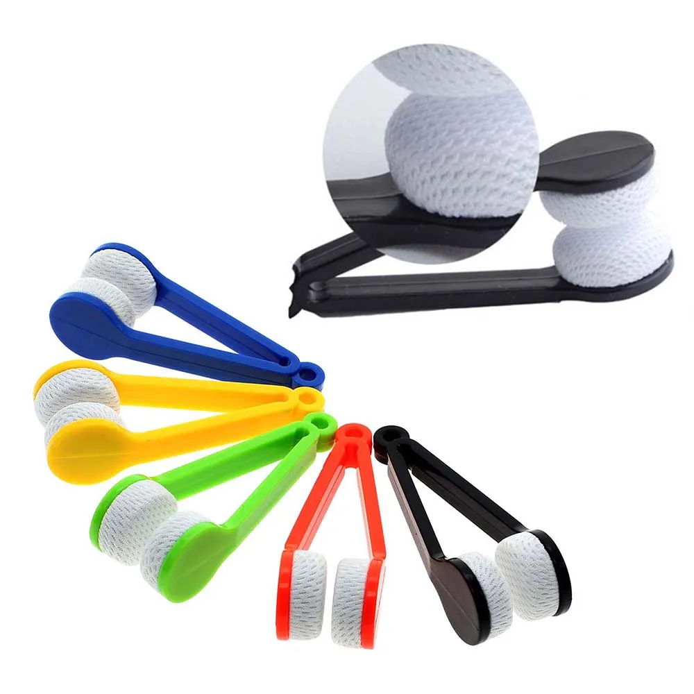 5pcs/pack Random Microfiber Lens Brush Cleaner Wiper For Sunglasses