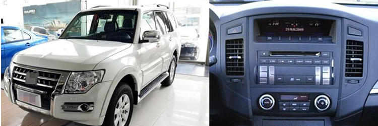 Cheap 9" IPS screen for Mitsubishi pajero V97 v93 Android 9.0 Car GPS Radio player with DSP 4+64GB wifi 4g usb Auto Stereo 0