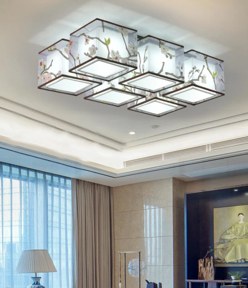 

2018 New Modern Simplicity 90-260V 4 Heads 6 Heads Living Room Bedroom Hotel LED Celling Lamp Indoor Energy Saving LED Lighting