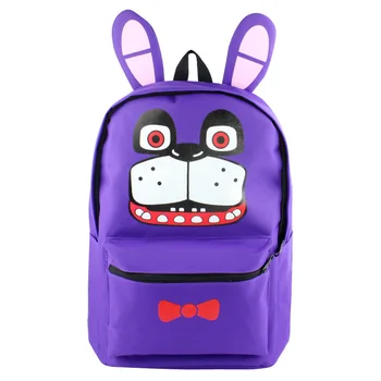 

Anime Five Nights at Freddy's High Quality Canvas Solid Color Laptop Backpack Freddy Fazbear Double-Shoulder School Bag