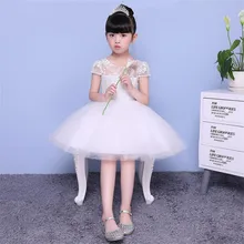 Новинка года; высококачественное платье с цветочным узором для девочек; свадебное платье подружки невесты; праздничное платье принцессы; сезон лето; От 2 до 10 лет