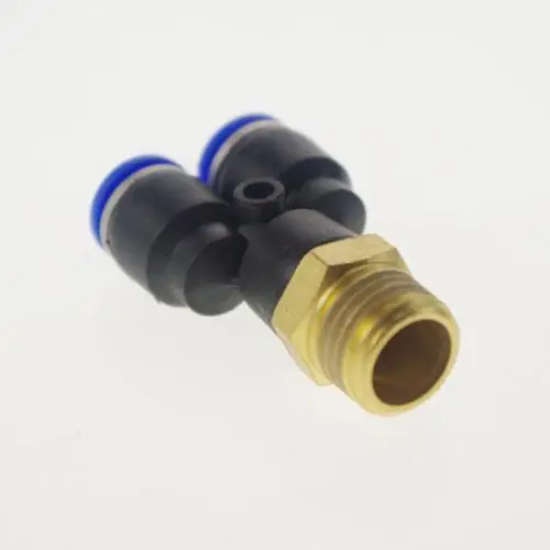 

Lot20 8-1/8 Threaded Male Y Pneumatic Jointer Connector