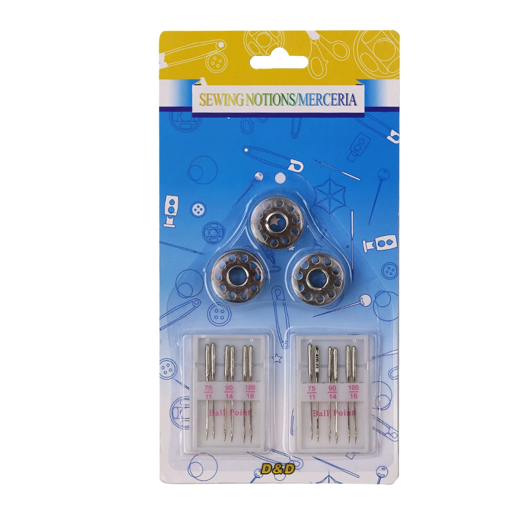 D&D Top Quality 12pcs Home Sewing Machine Needles 75/11 90/14 100/16