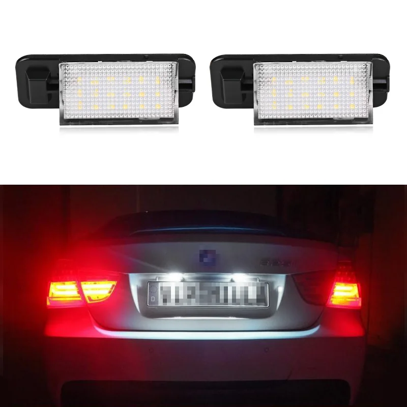 Fishberg для BMW E36 Светодиодная лампа номерного знака 2835 SMD 6000k белый 12v Лампочка 318i 318is