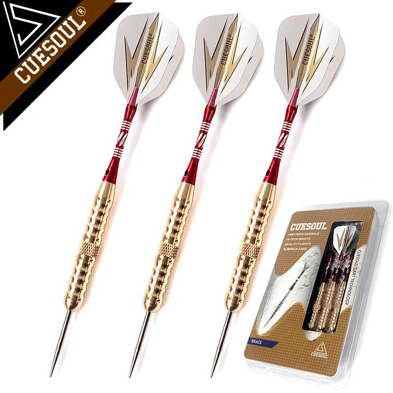 New CUESOUL Professional Darts 3pcs/set 21g 15.5cm Steel Tip Darts With